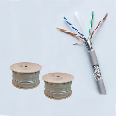 BC 0.58mm Cat 6 Ethernet Kabel PVC Shieded Cat6 Shield Kabel