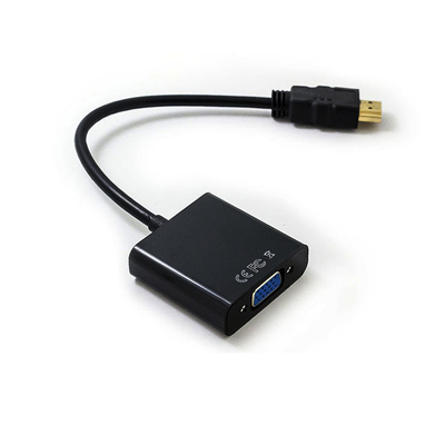 720p 1080p HD HDMI TO VGA Adapter Dengan Kabel Audio Komputer Untuk Monitor Converter