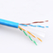 305M / Roll Ethernet Lan Cable HDPE Kategori 6 Kabel Jaringan 0.50mm CCA Biru