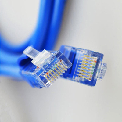 Kabel Patch Ethernet Cat5E 10 Gigabit RJ45 Kabel Lan Terlindung Bulat