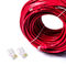 Kabel Patch PVC 250Mbps Cat6 Merah 23AWG 4P ANSI Standar